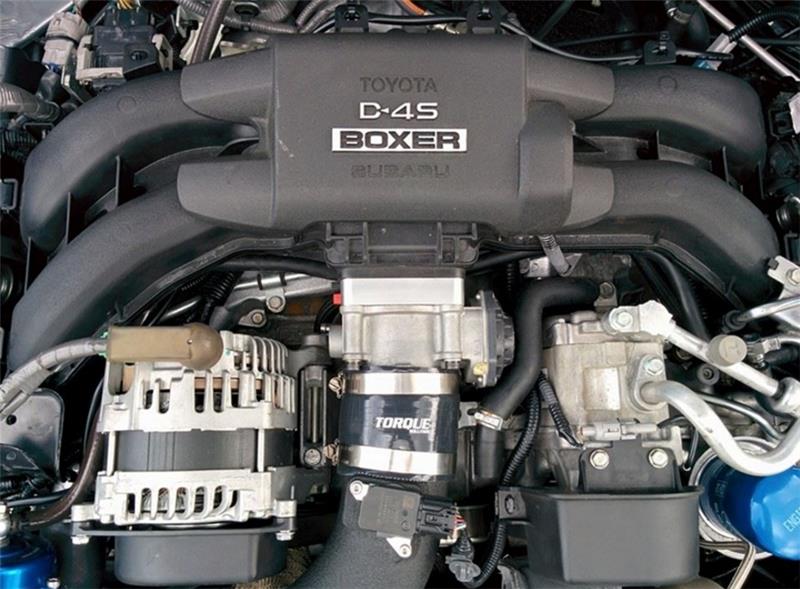 Scion FR S Throttle Body Spacer - Torque Solution - Silver - `13-`27